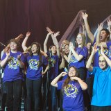 Lemoore's choir performs with legendary rock and roll band Foreigner.